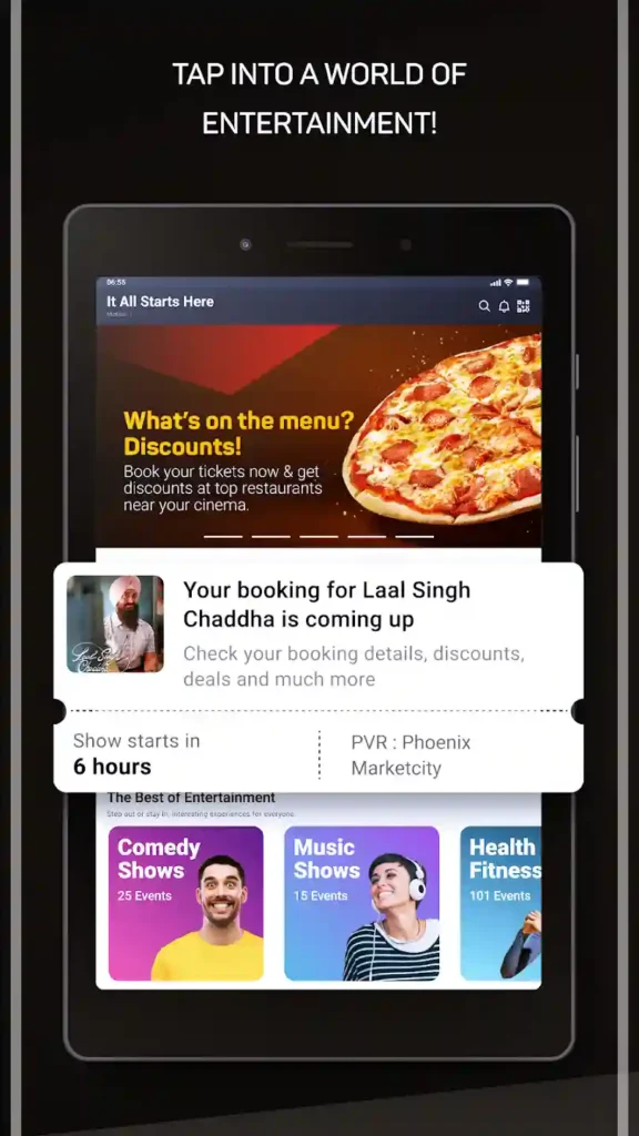 bookmyshow latest version