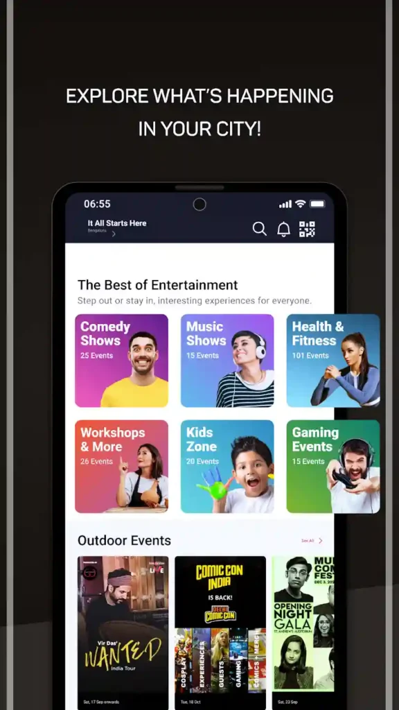 bookmyshow old version